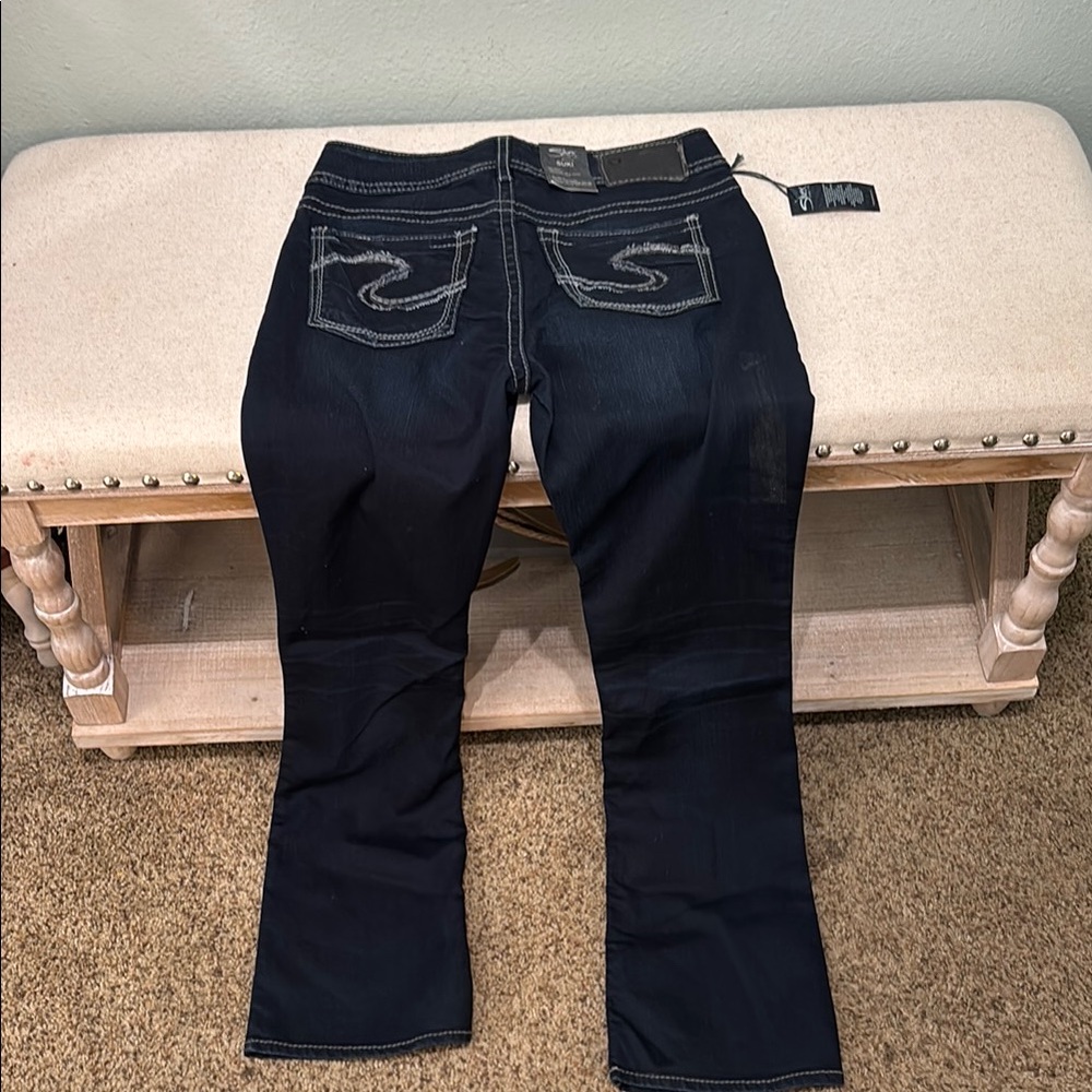 Silver Jeans dark blue Boot Cut Denim